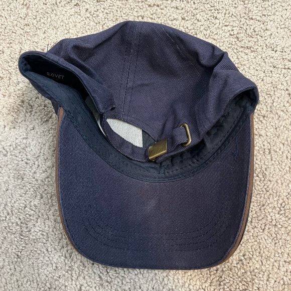 B. Ovet by Style France Paris Navy Blue Eiffel Tower Logo Baseball Cap Hat. - Picture 5 of 8